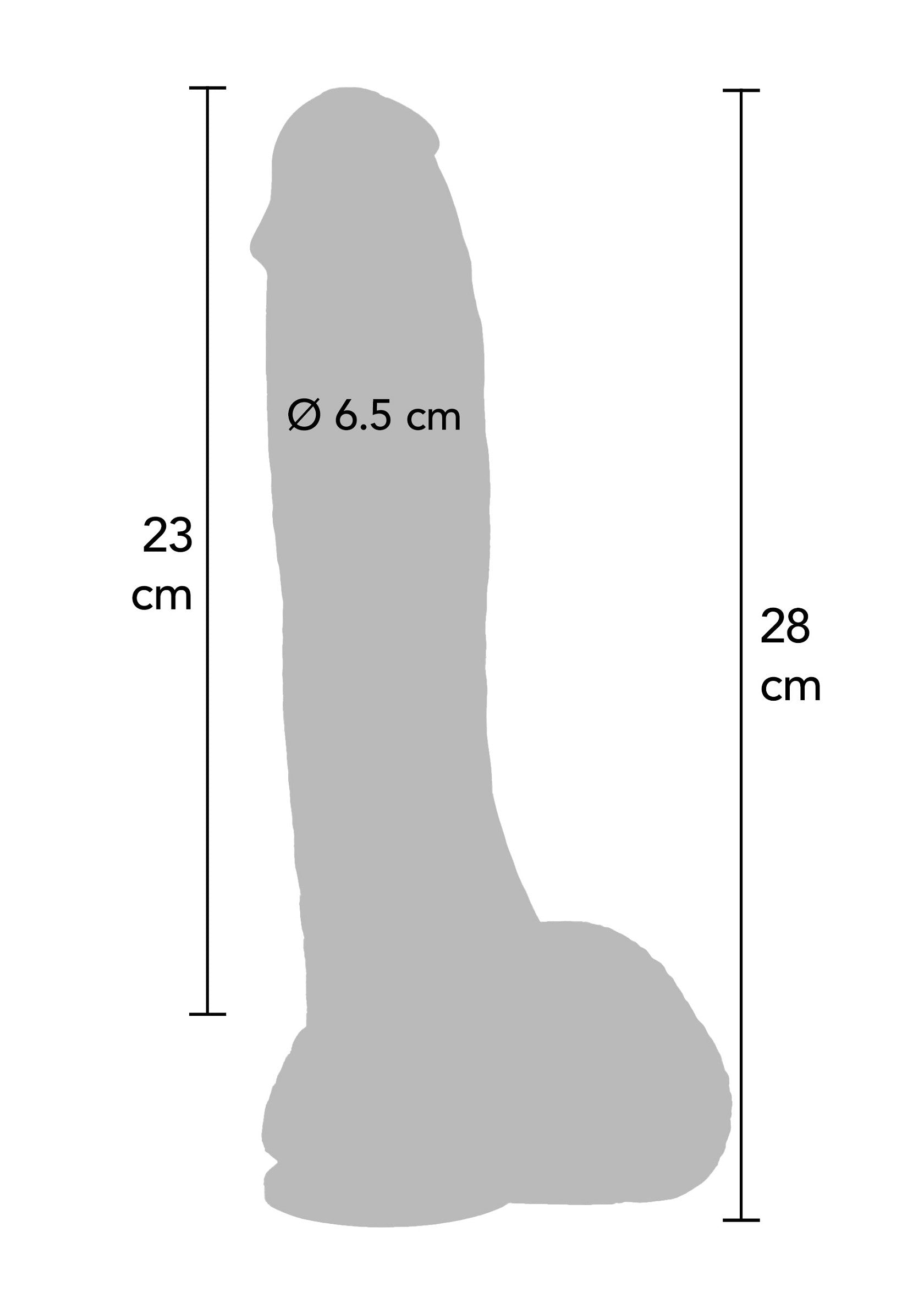 Extreme XXL Dildo PVC 28 cm