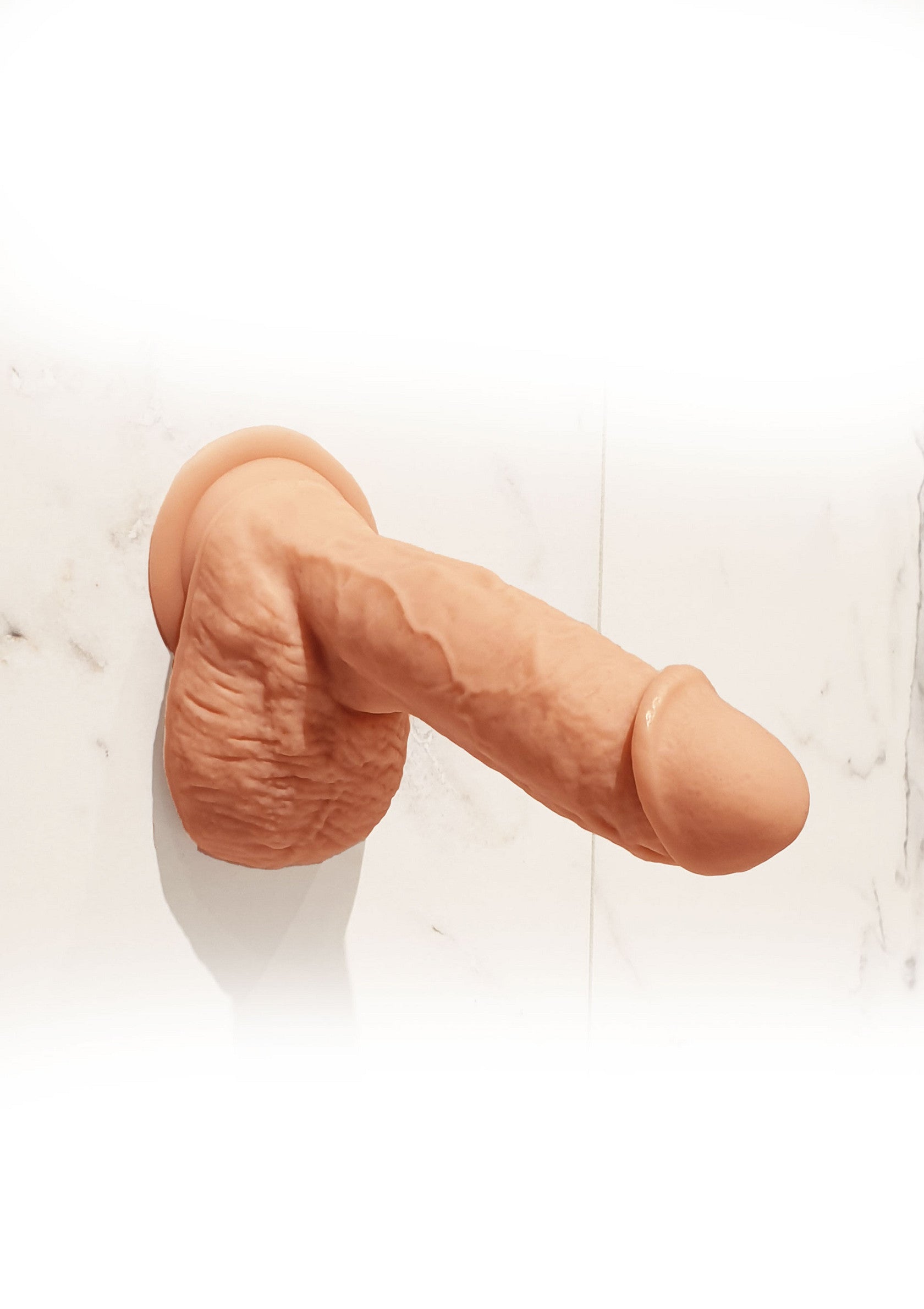 Naked Vibrating Dildo Silicone 17 cm