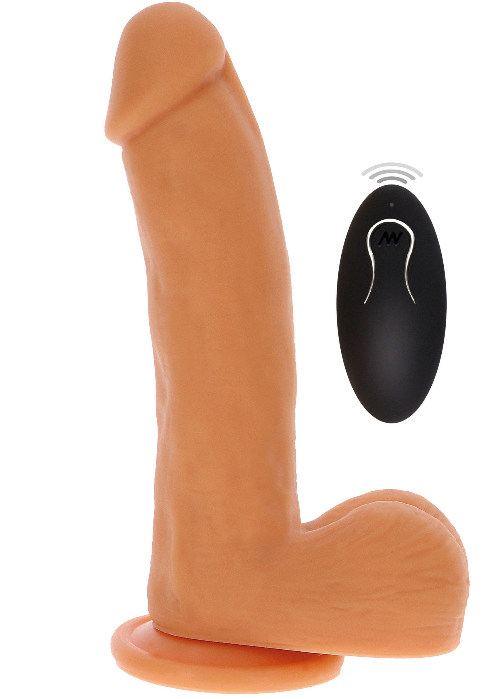 Naked Thrusting Dildo Silicone 19.5 cm
