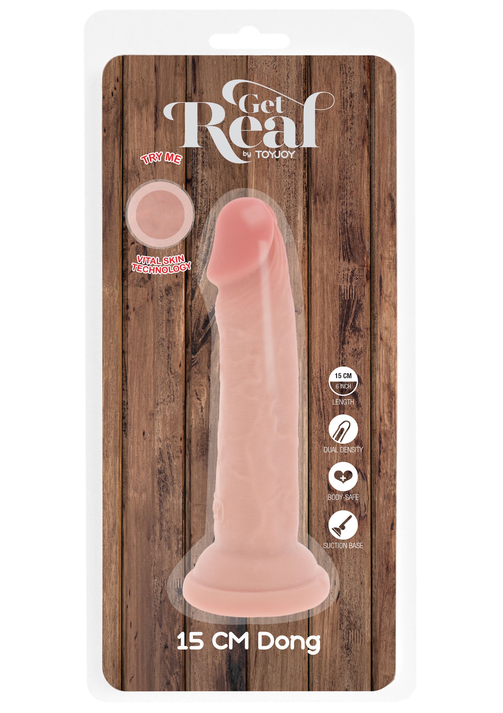 Deluxe Dual Density Dong TPE 15 cm