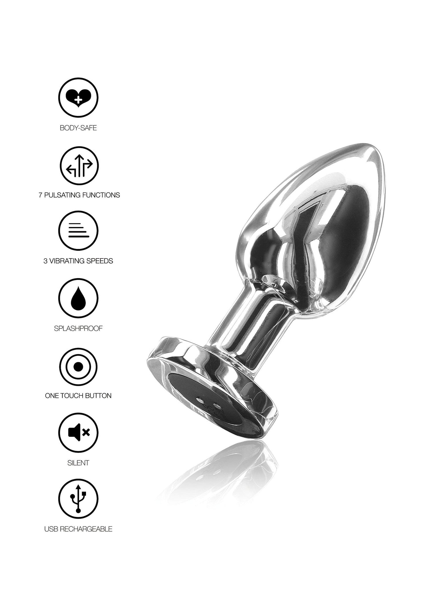 The Glider Vibrating Plug Small TOYJOY The Glider Vibrating Plug Small TOYJOY