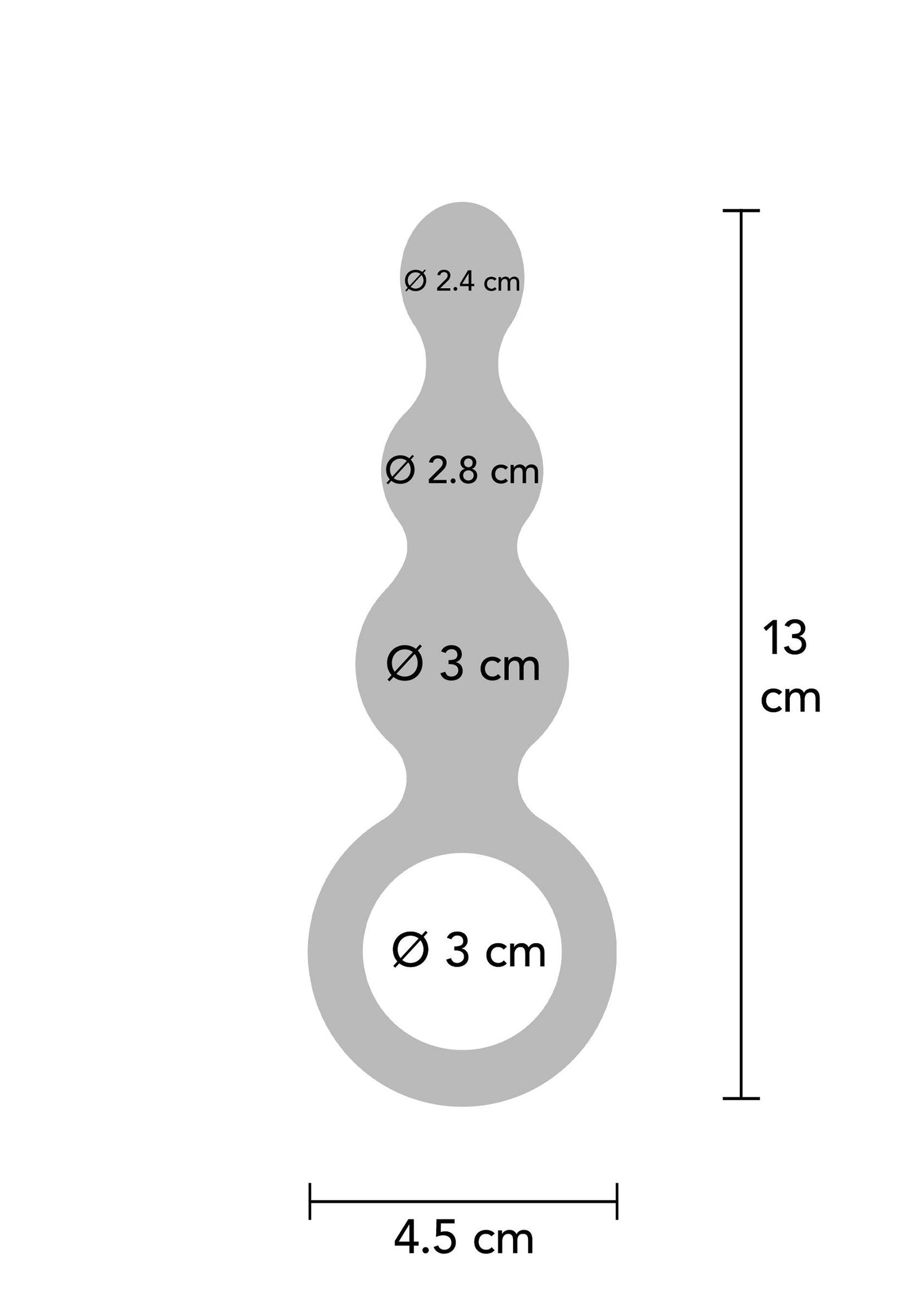 The Stuffer 3 Balls Plug