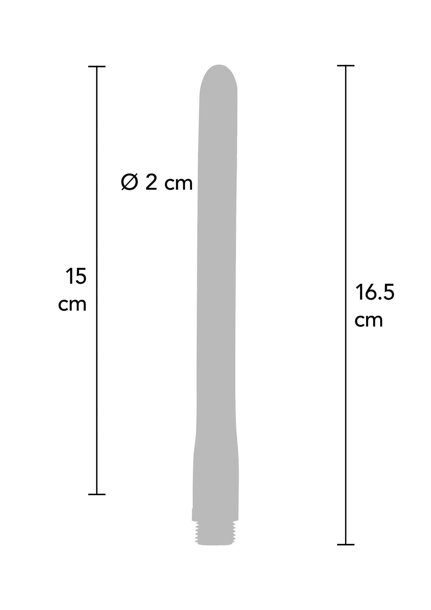 The Drizzle Anal Douche 15 cm