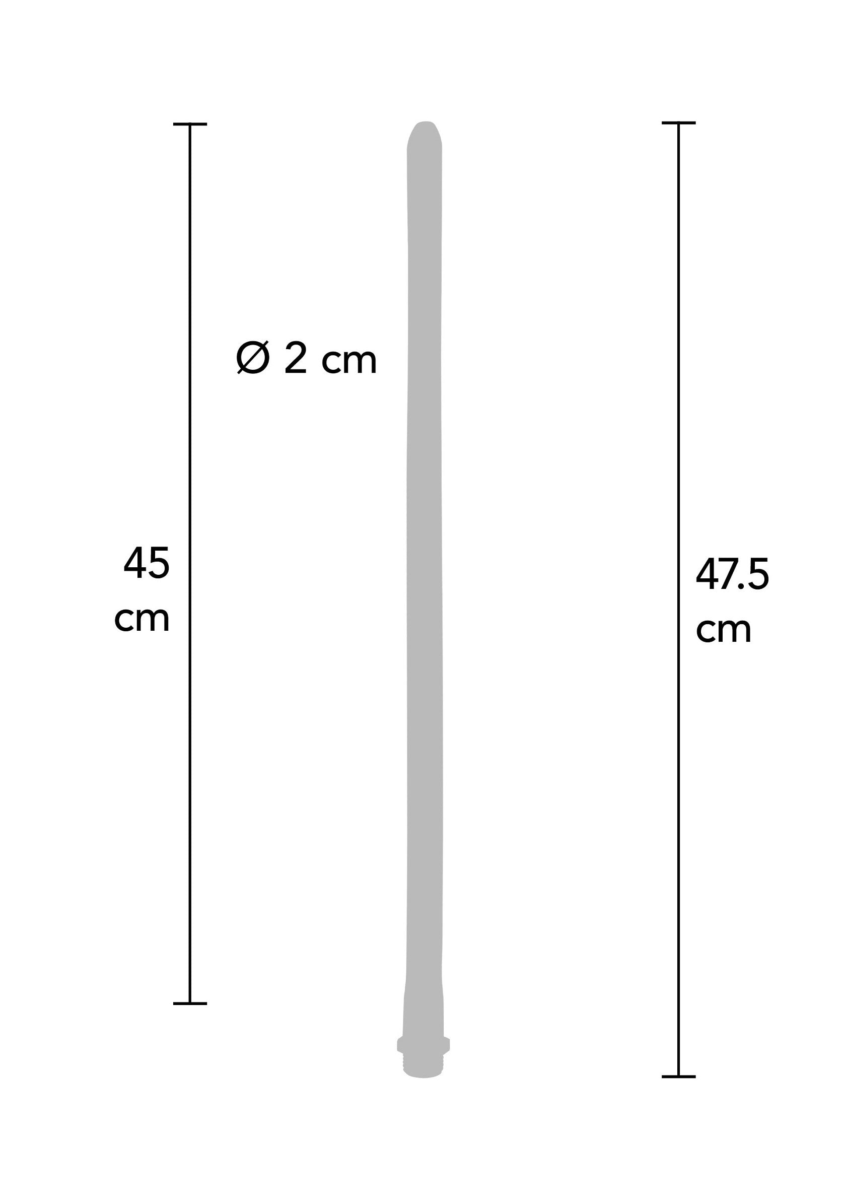 The Gusher Anal Douche 45 cm