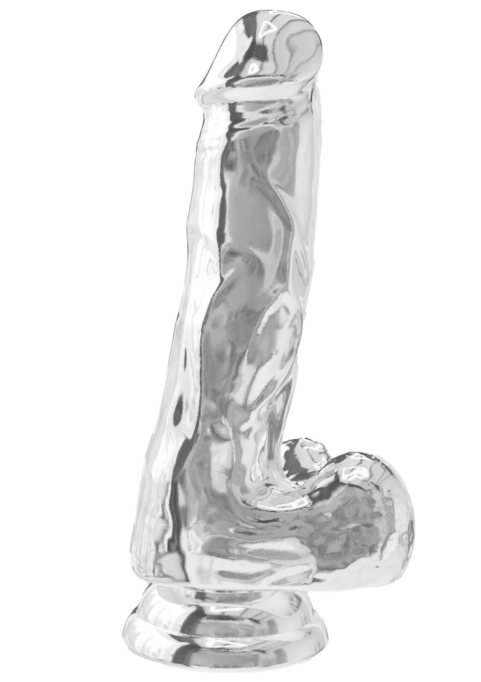Clear Dildo TPE 16 cm
