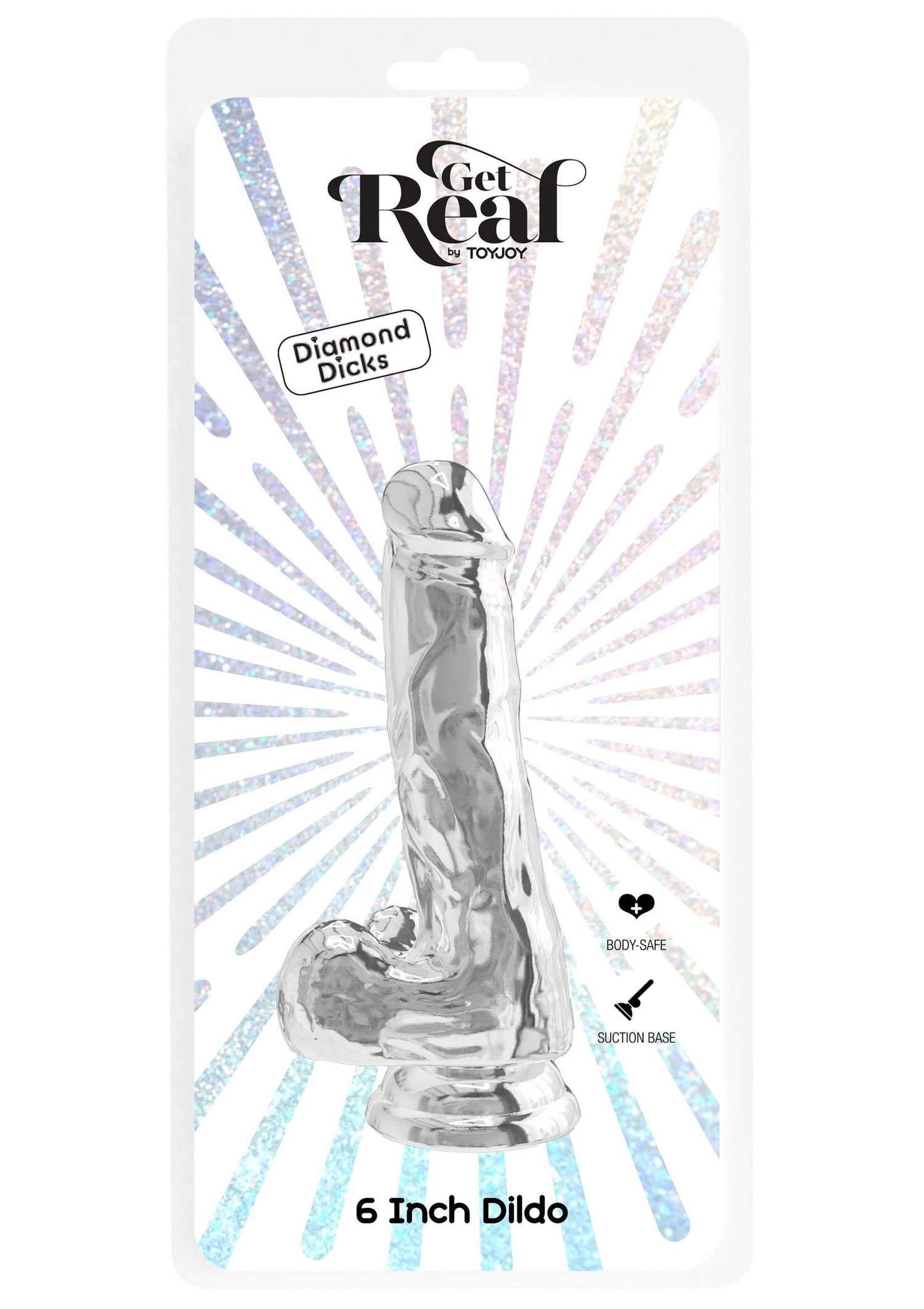 Clear Dildo TPE 16 cm