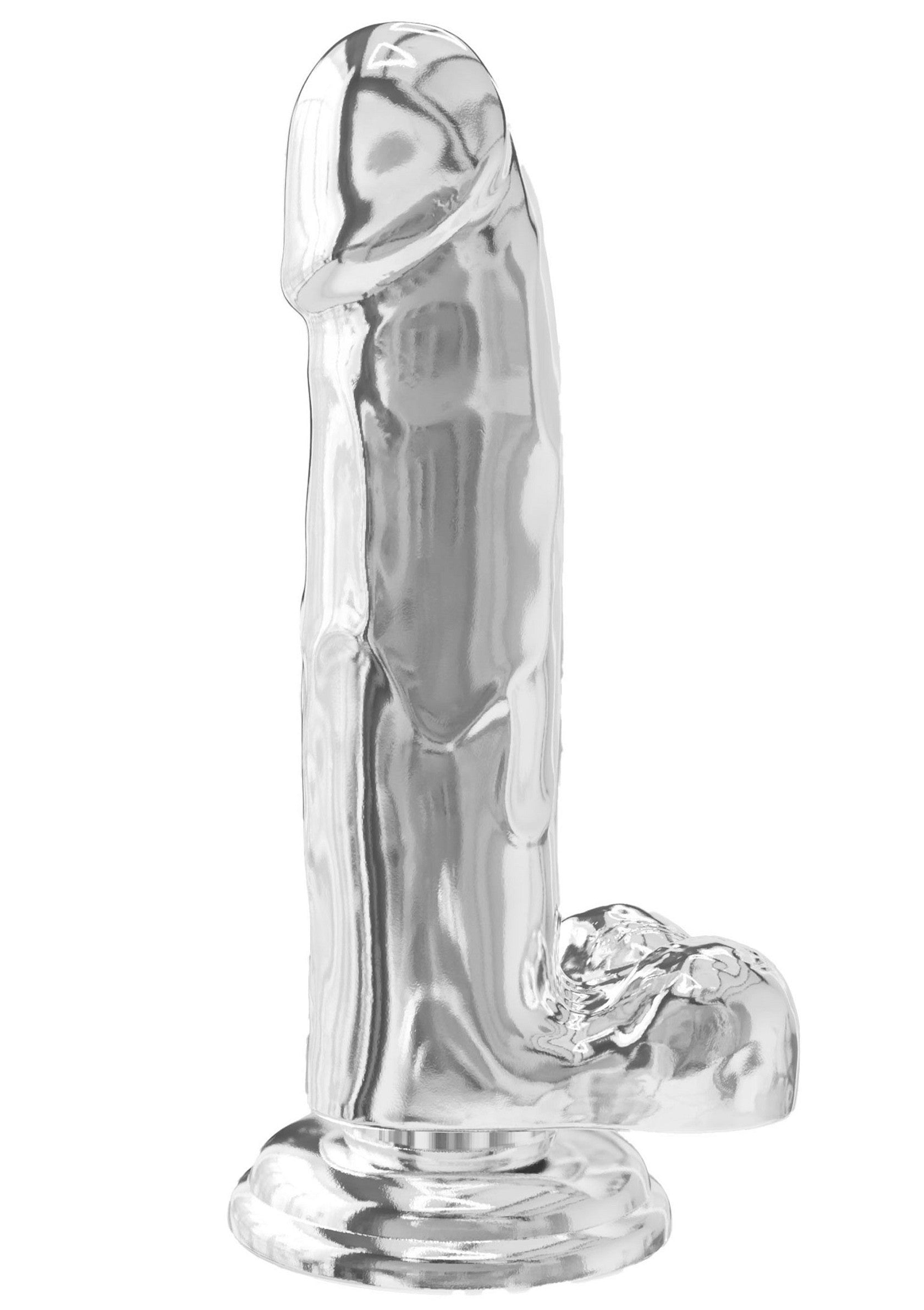 Clear Dildo TPE 18 cm