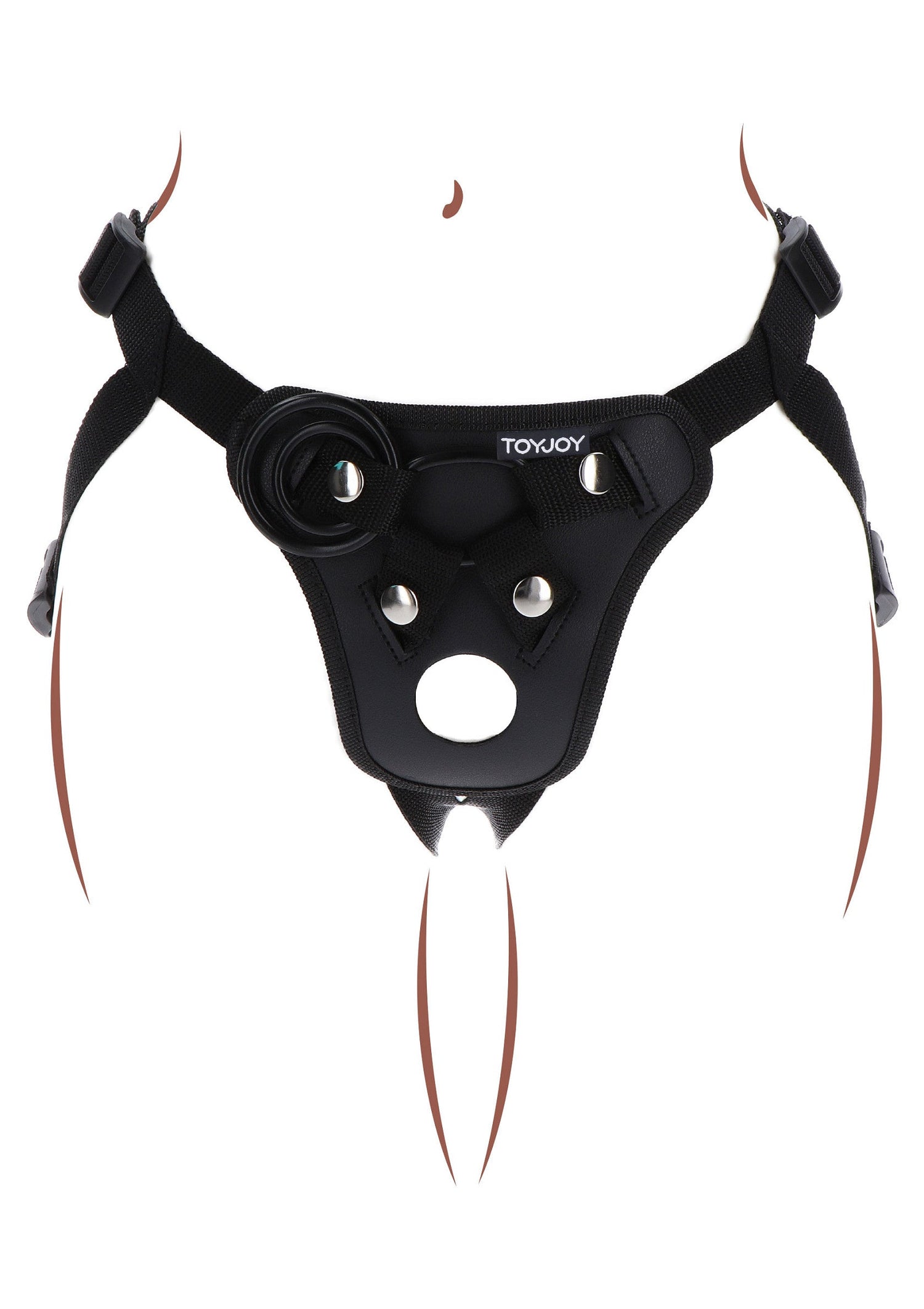 Strap-On Pleasure Hole Harness