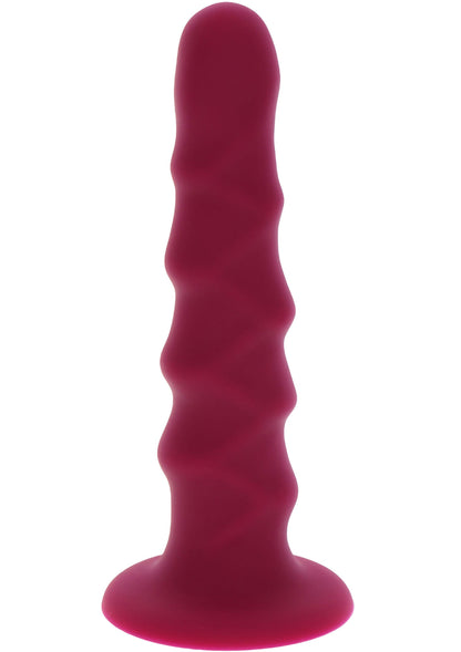 Harness Dong Ribbed Silicone 16 cm
