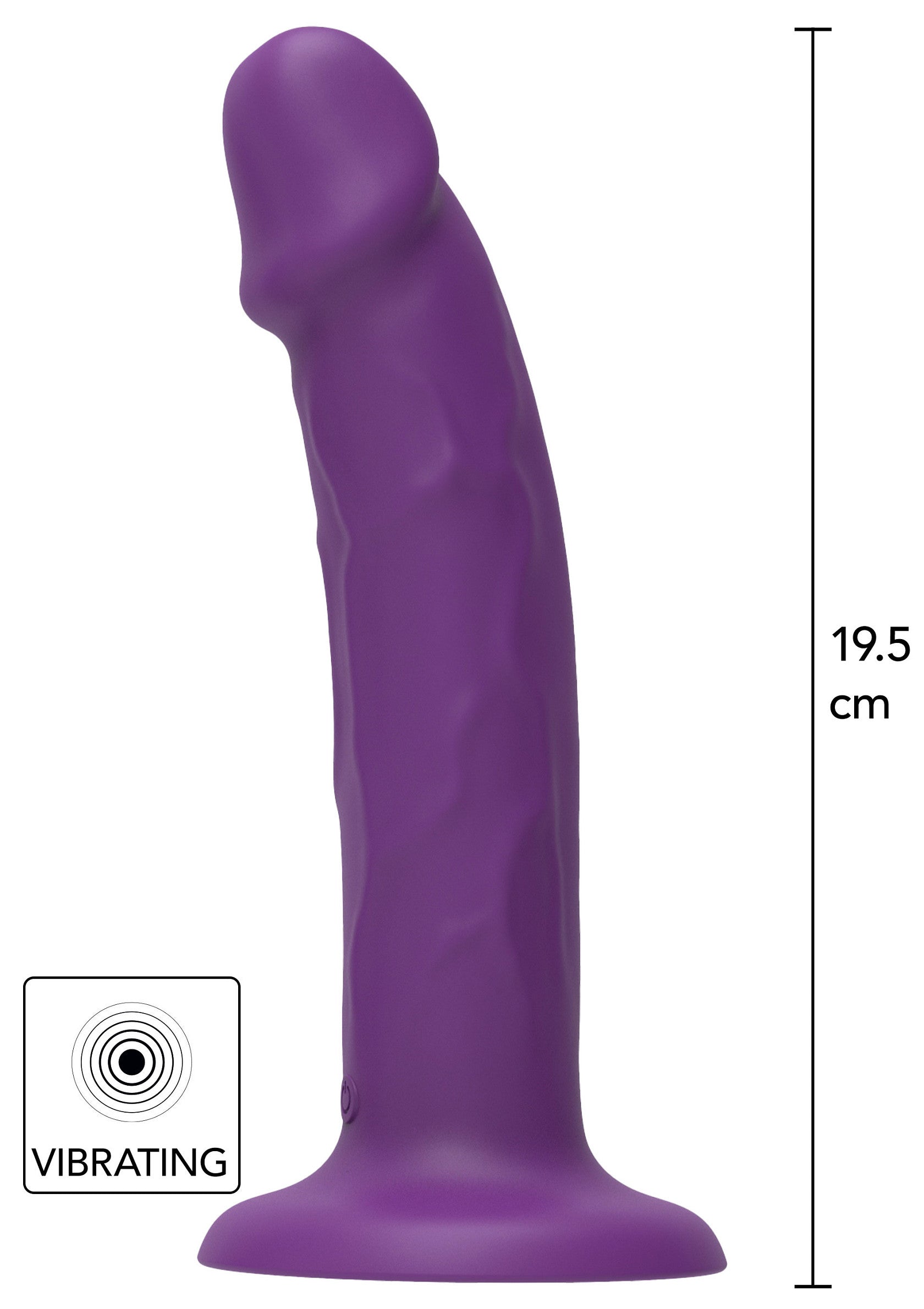 Harness Dong Vibrating Silicone 19.5 cm