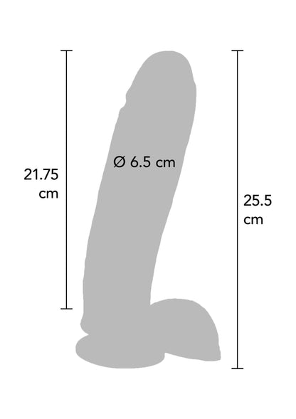 Vibrating Dildo PVC 25.5 cm