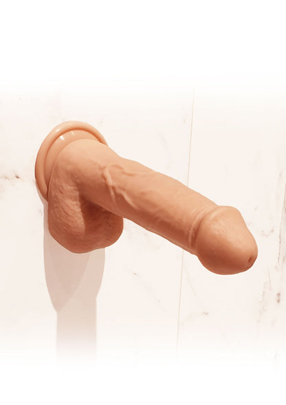 Naked Beaded Dildo Silicone 21 cm