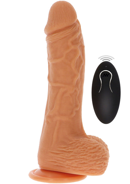 Naked Rotating Dildo Silicone 21 cm