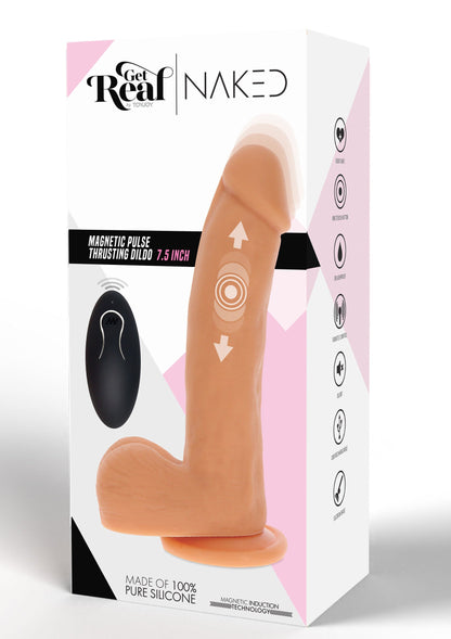 Naked Thrusting Dildo Silicone 19.5 cm