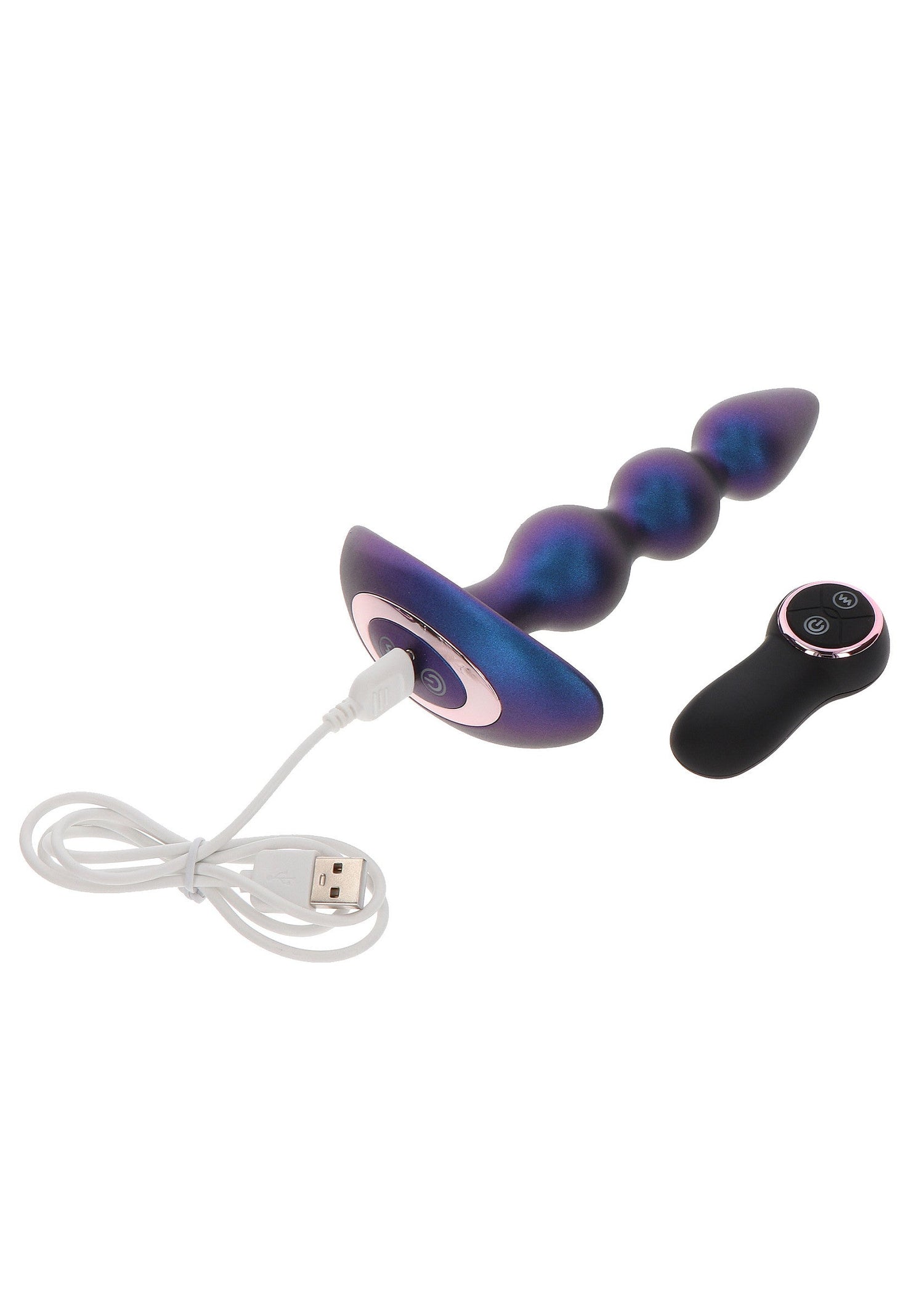 The Bold Beaded Vibrating Anal Plug