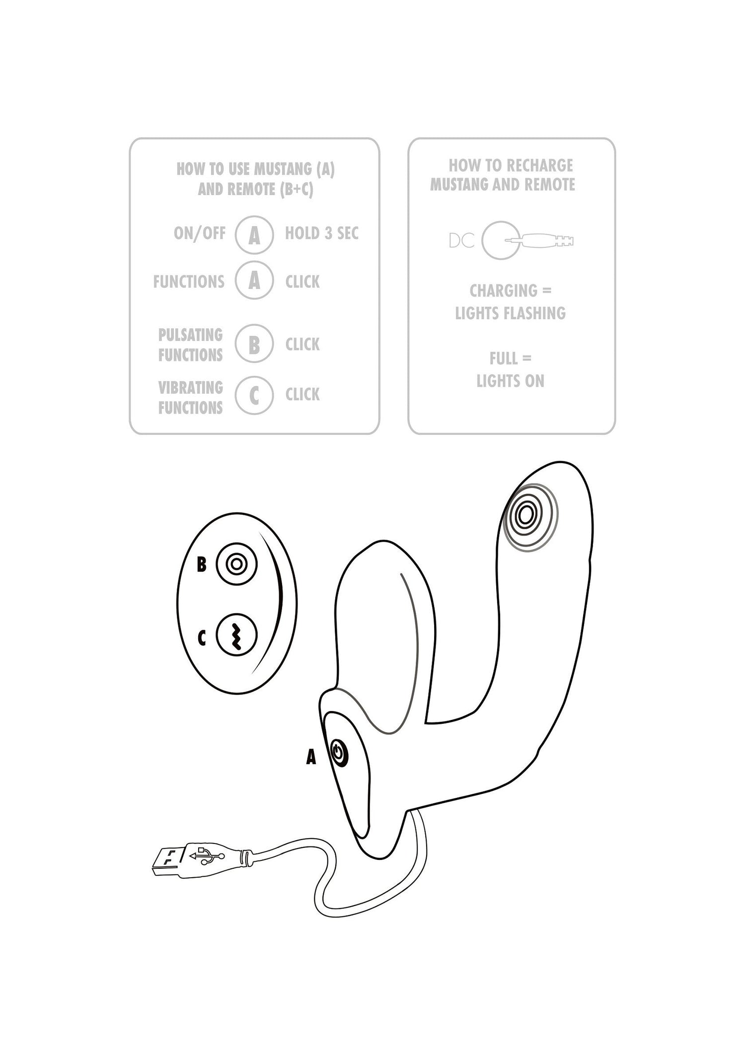 Mustang Prostate Massager