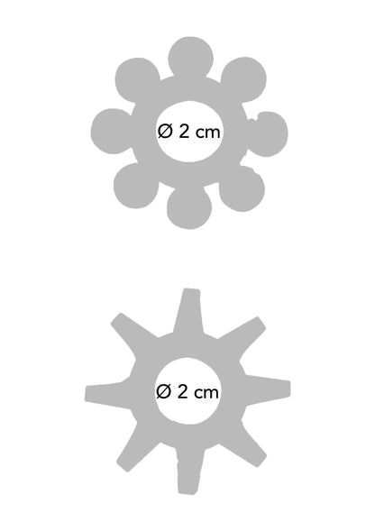 Power Stretchy Rings 2 pcs