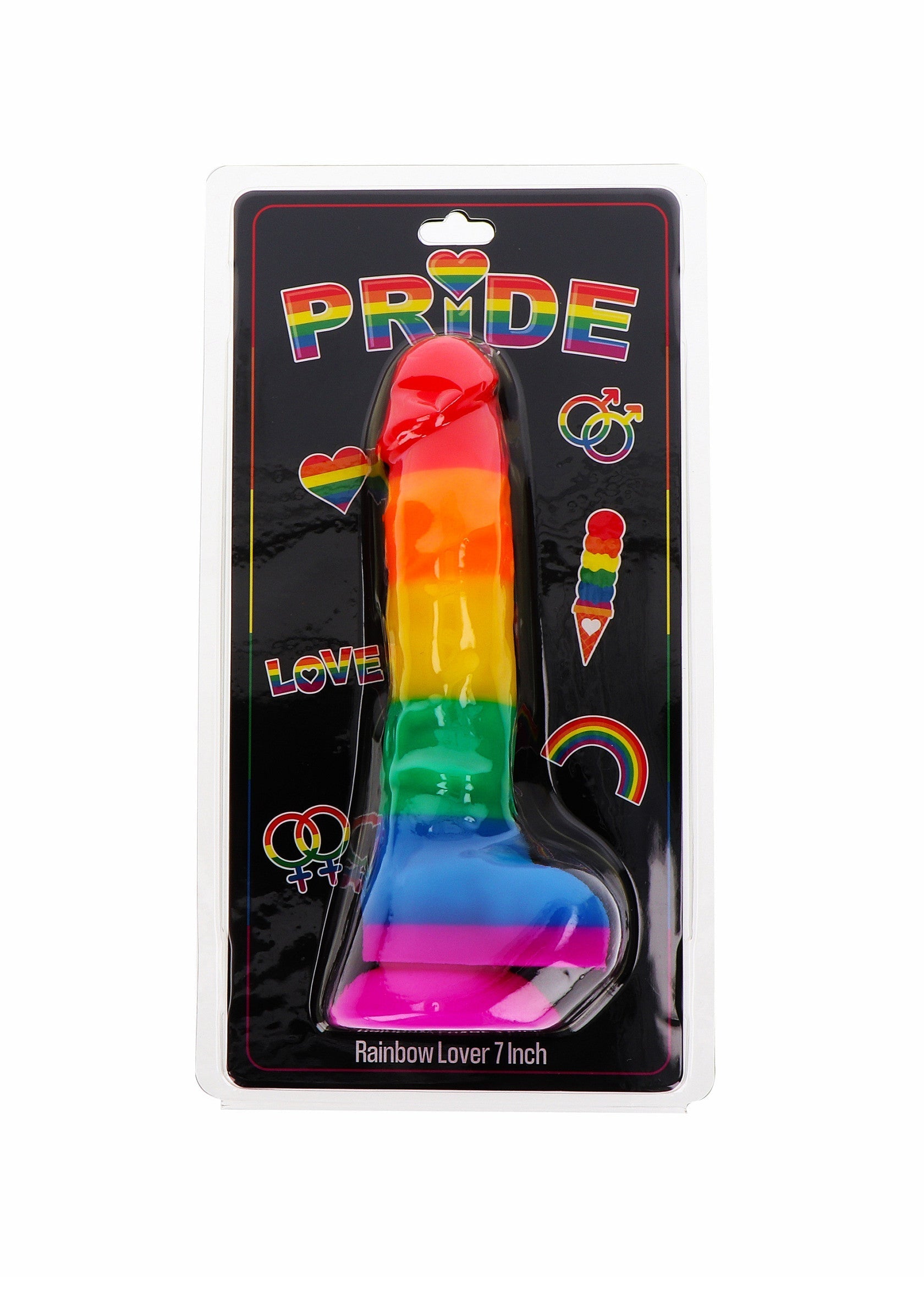 Rainbow Lover Dildo 18 cm