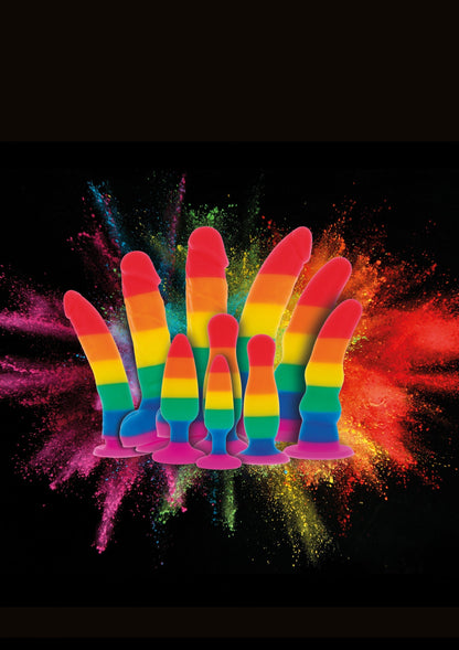 Rainbow Lover Dildo 18 cm