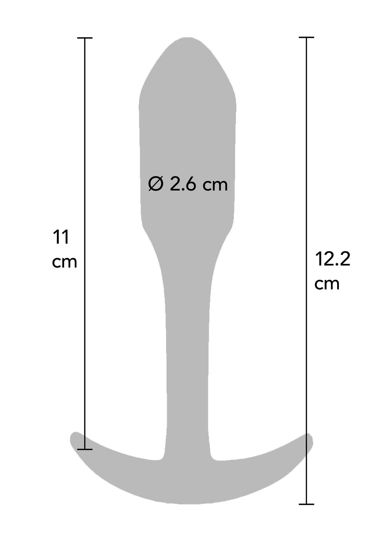 Smooth Anal Plug Large