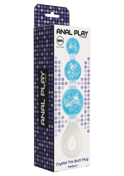 Crystal Trio Butt Plug Medium