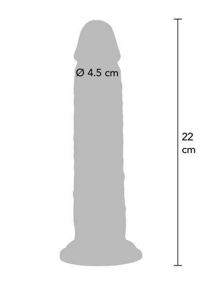 Foreskin Dong Vibrating Silicone 22 cm