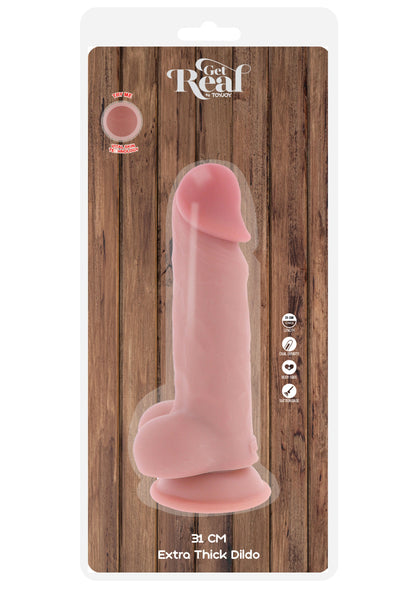 Deluxe Dual Density Thick Dildo TPE 31 cm